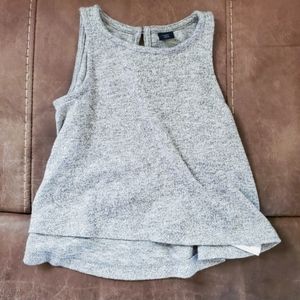 Gap Toddler Girls Gray Sweater Swing Tank Sz 3